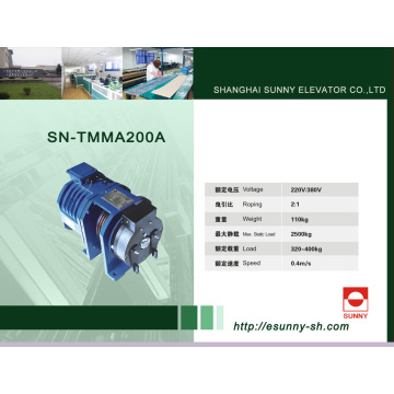 Elevador de tracção sem engrenagens (SN-TMMA200A)